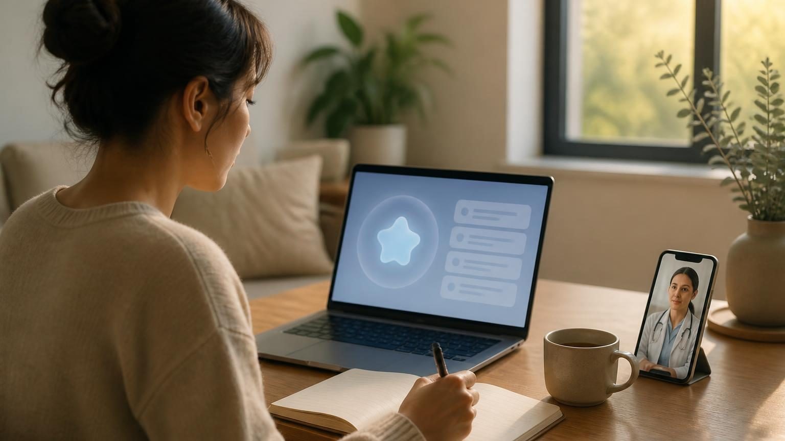 Editorial image for Can AI Give Medical Advice? about AI and Healthcare.