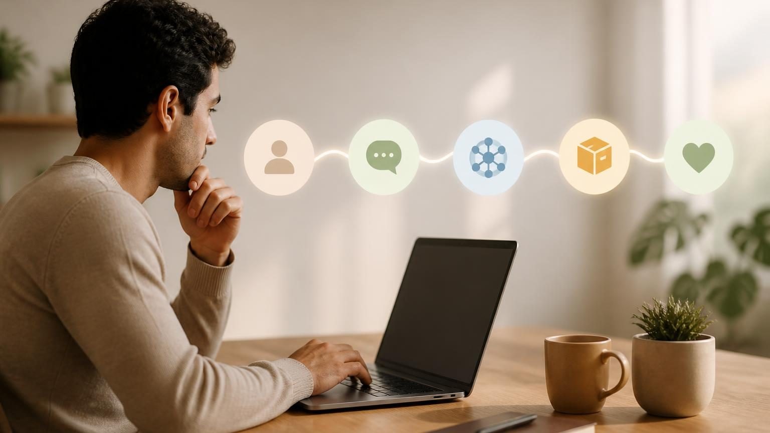 Editorial image for Can AI Help Me Make Money? about AI and Business.