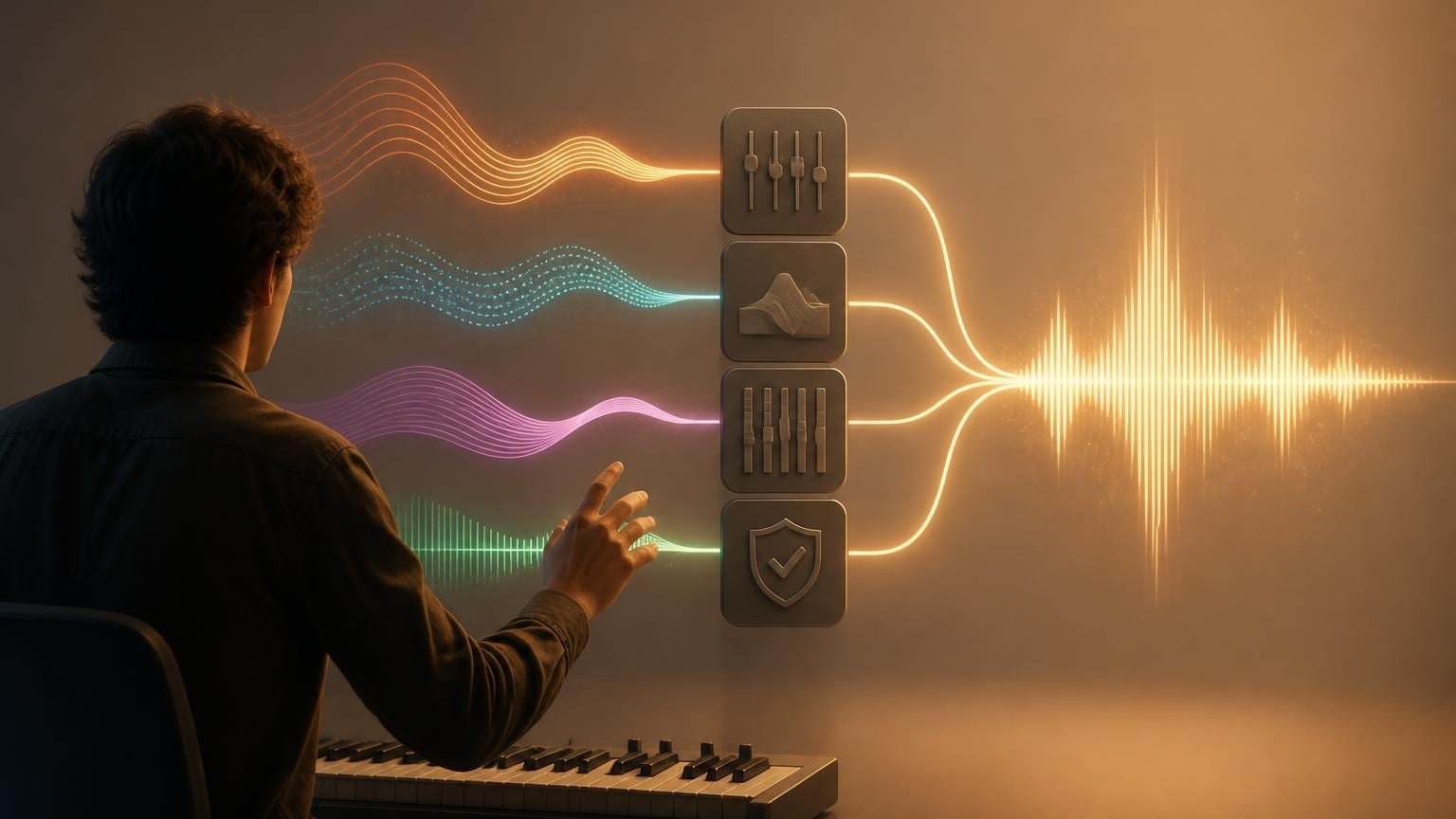 Editorial image for Can AI Make Music? about AI Creativity.