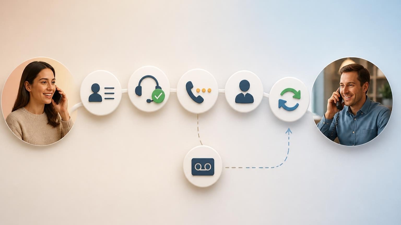 Editorial image for Can an AI Receptionist Transfer Calls? about Automation.