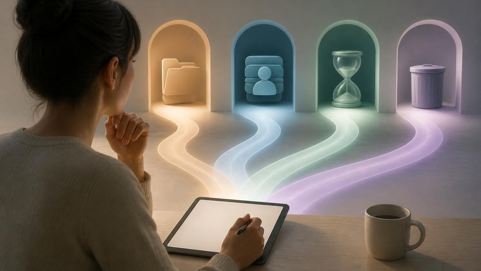 Editorial image for Does AI Save What I Type? about AI Privacy.